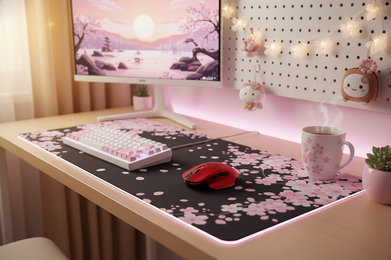 Kawaii Gaming Lifestyle Setup